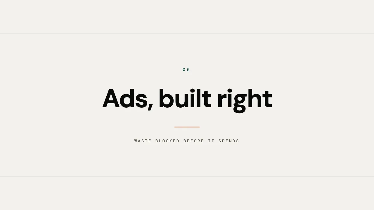 Google Ads, Built Right